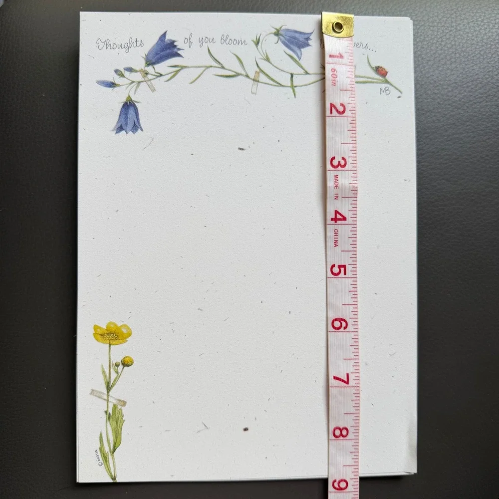 Vtg Hallmark Stationery Portfolio Marjolein Bastin Natures Sketchbook Open Set